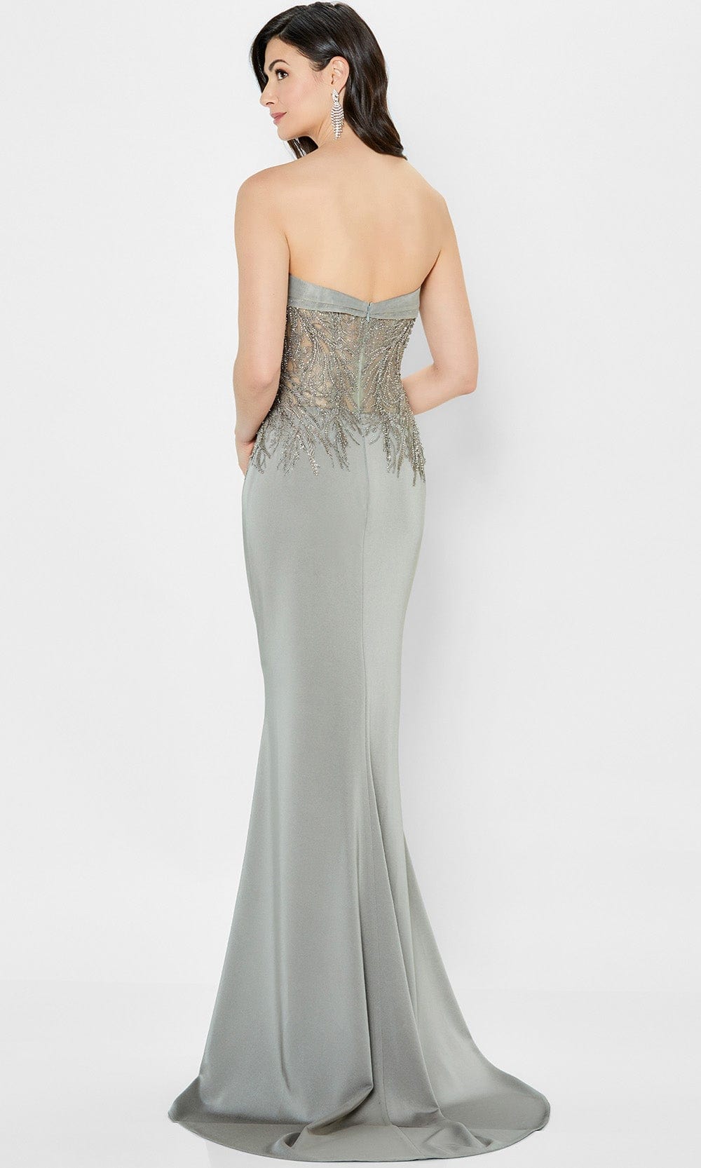 Montage by Mon Cheri 122909 - Stretch Crepe Fitted Gown Special Occasion Dress
