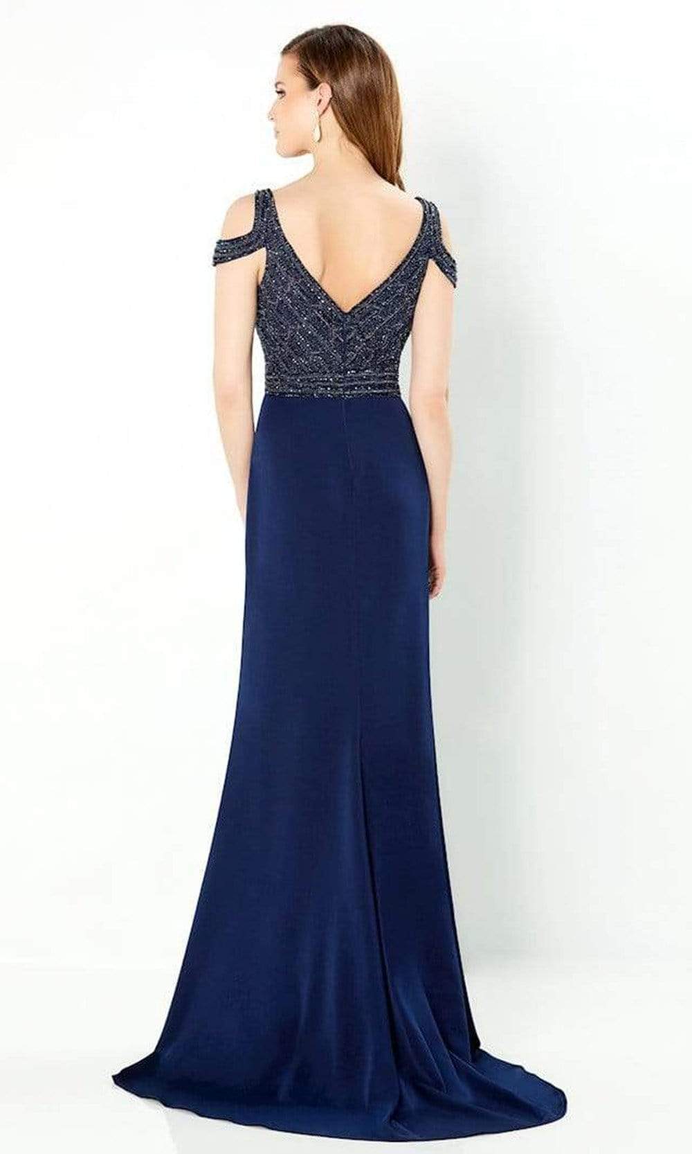 Montage by Mon Cheri - 220951 Embellished V-Neck Gown Evening Dresses