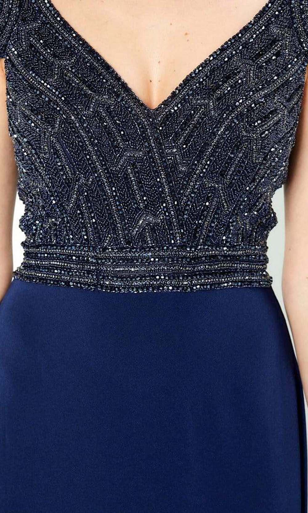 Montage by Mon Cheri - 220951 Embellished V-Neck Gown Evening Dresses