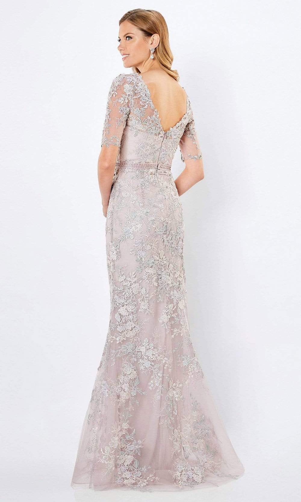 Montage by Mon Cheri - 221961 Formal Embroidered Sheath Dress Mother of the Bride Dresses