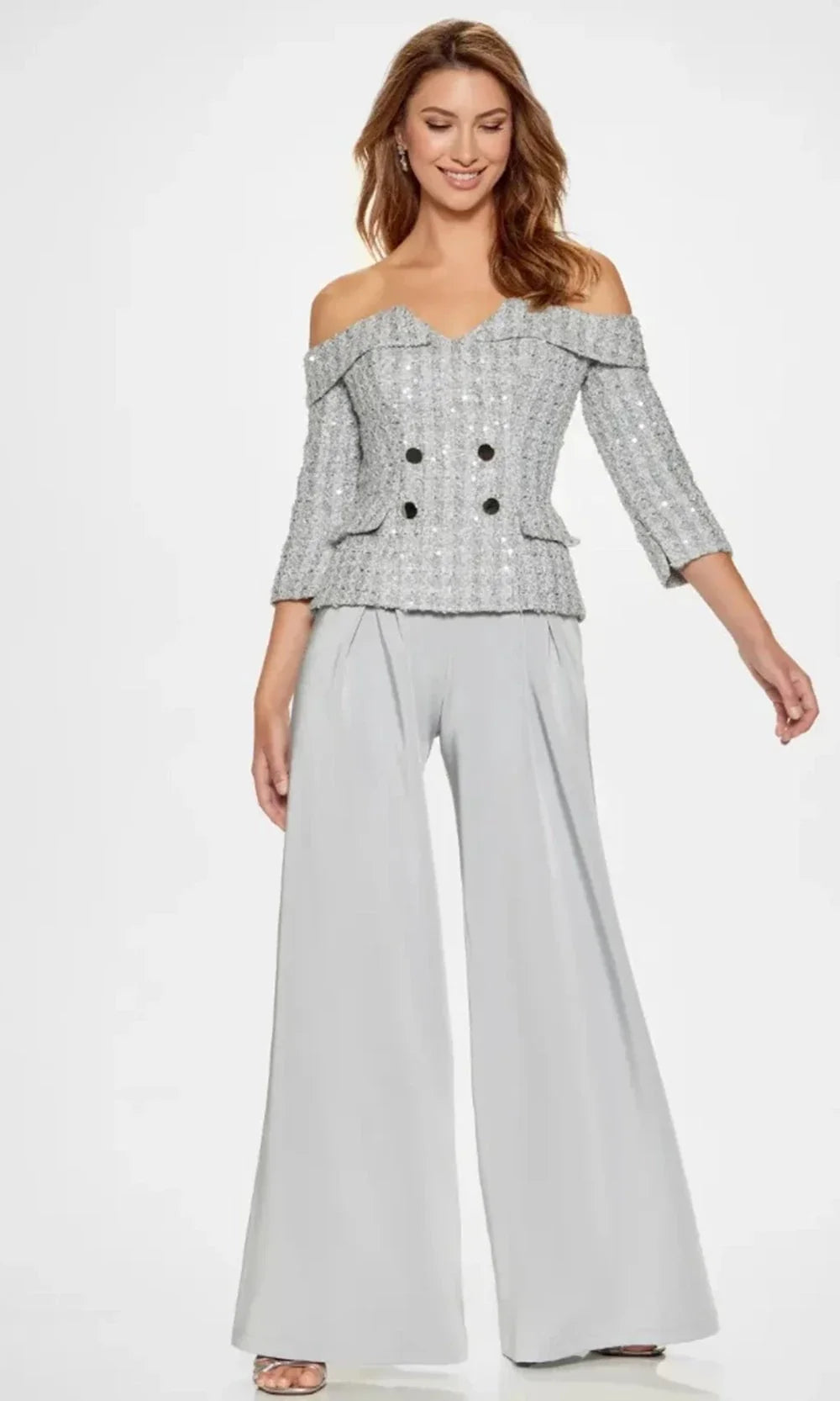 Montage by Mon Cheri M849 - 3-Piece Set with Palazzo Pants Special Occasion Dress