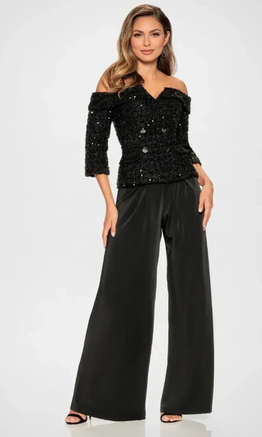 Montage by Mon Cheri M849 - 3-Piece Set with Palazzo Pants Special Occasion Dress