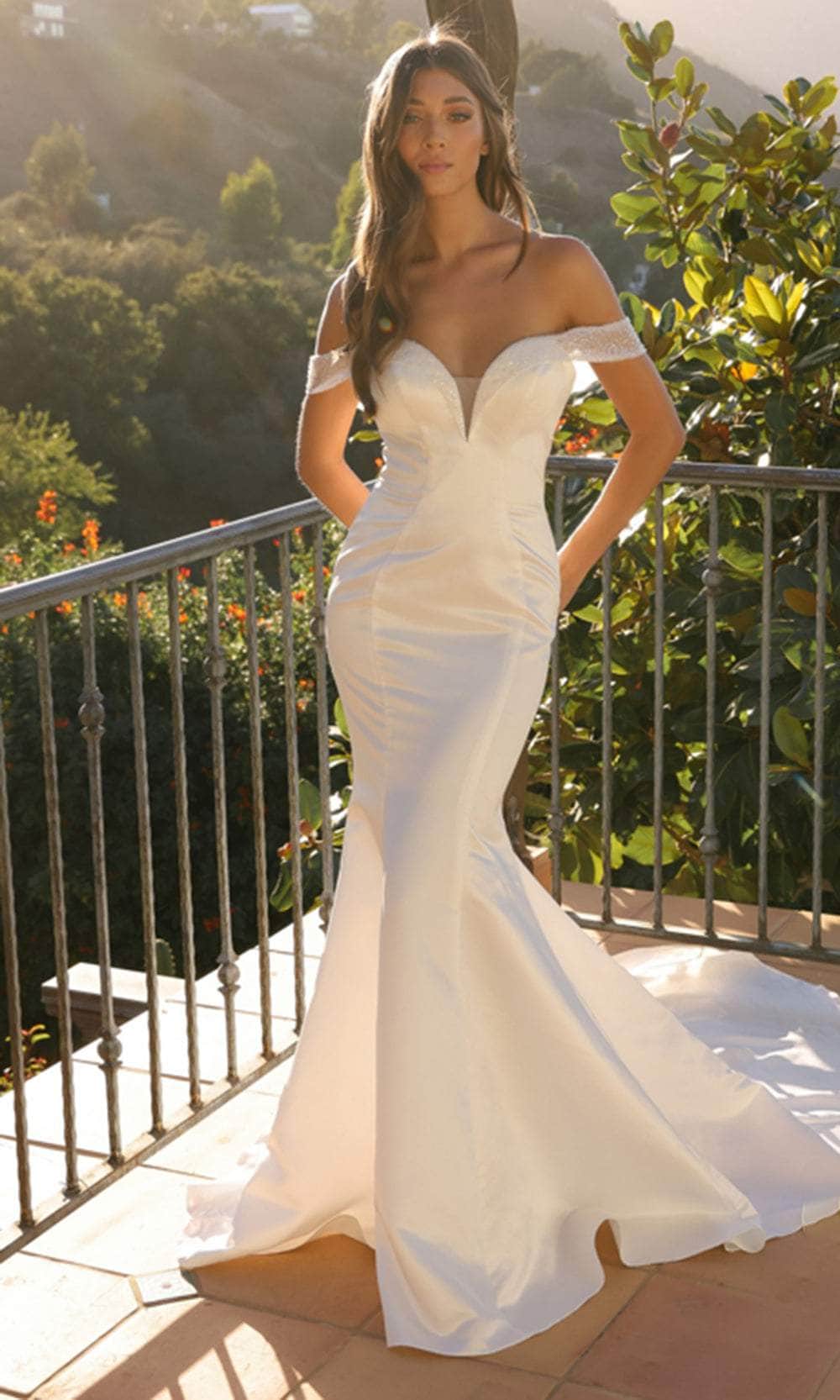 deep v mermaid dress Mermaid Deep V-neck Wide Strap Floor Length Court Paillette Crochet Flower Evening Dress
