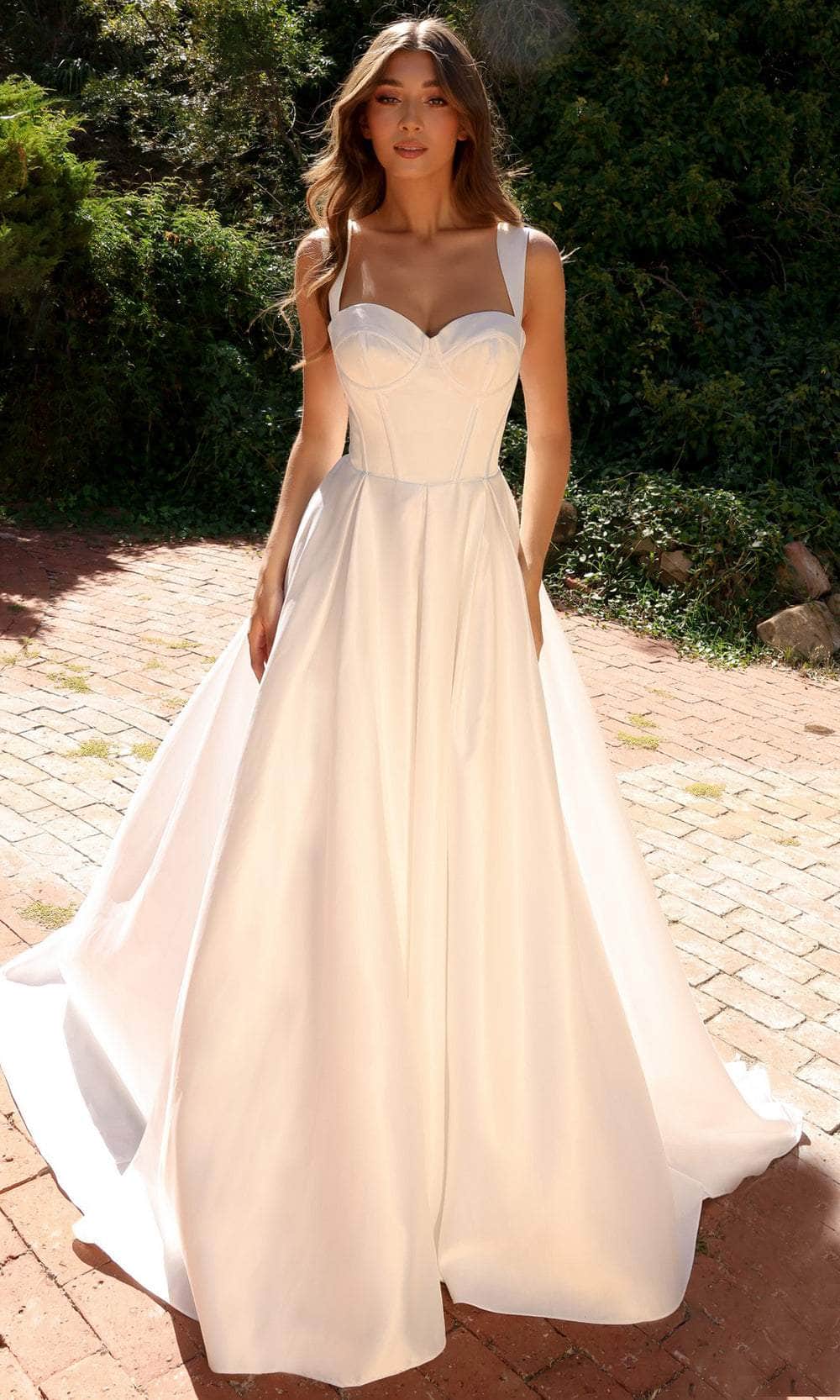 Nox Anabel JW981 - Sleeveless A-Line Wedding Dress Wedding Dresses