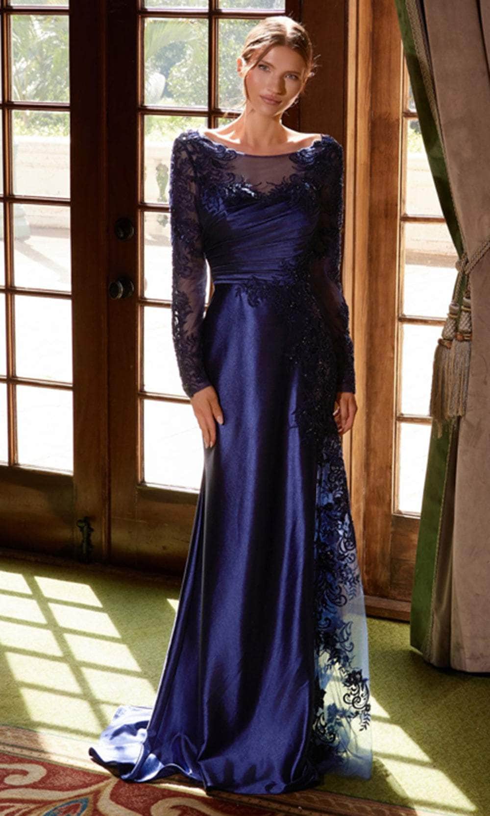 Nox Anabel ME123 - Timeless Lace Gown with Elegant Embroidery Mother of the Bride Dresses
