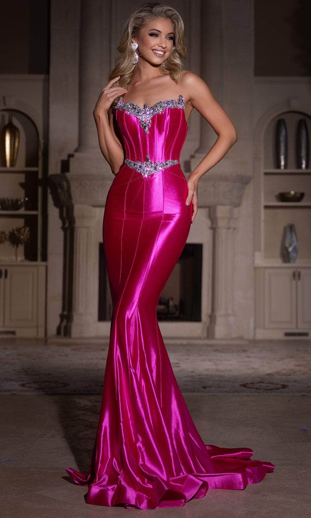 Portia and Scarlett PS25261 - Jewel Corset Prom Dress Prom Dresses