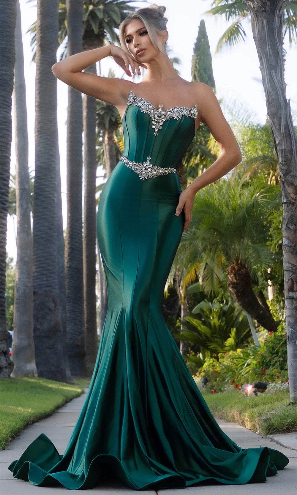 Portia and Scarlett PS25261 - Jewel Corset Prom Dress Prom Dresses