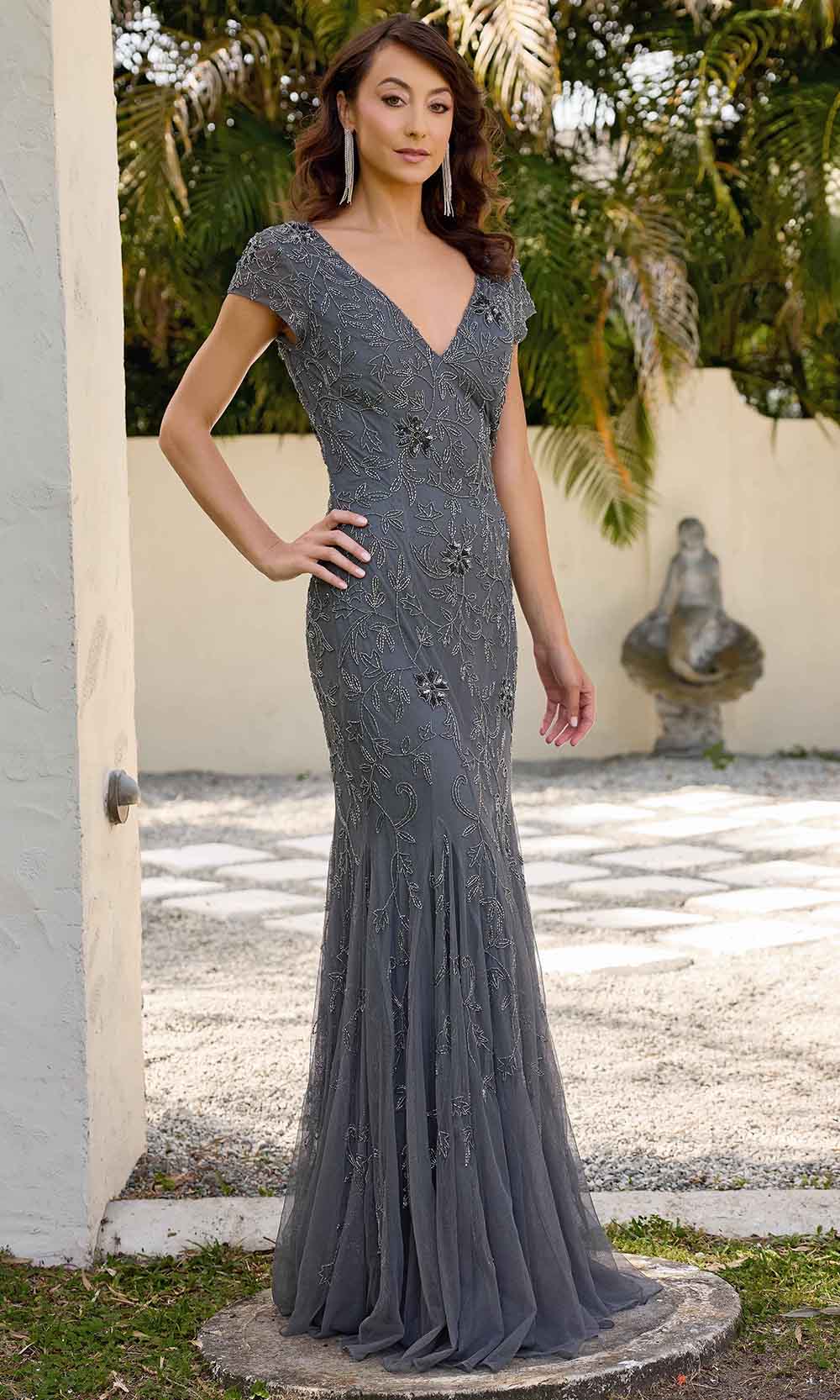charcoal mermaid dress Primavera Mother of the Bride Dress 13133 Slate Blue / 14 charcoal mermaid dress Primavera Mother of the Bride Dress 13133 Slate Blue / 14