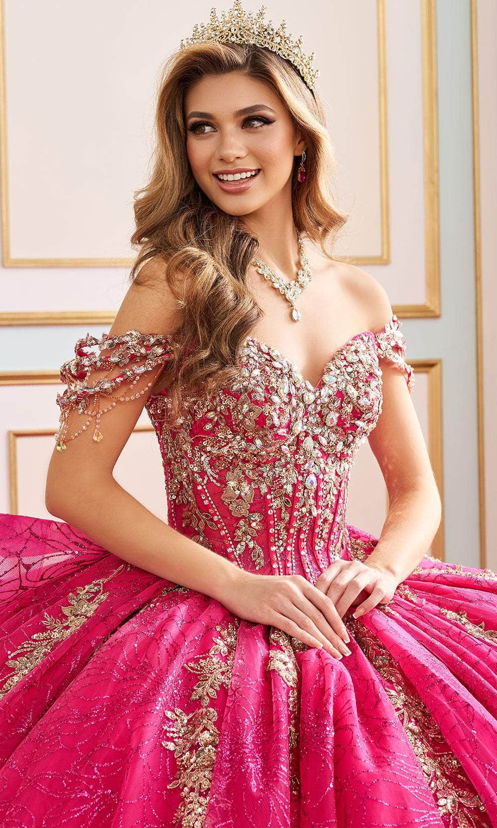 Princesa by Ariana Vara PR30191 - Sweetheart Sequin Embroidered Ball Gown Quinceanera Dresses