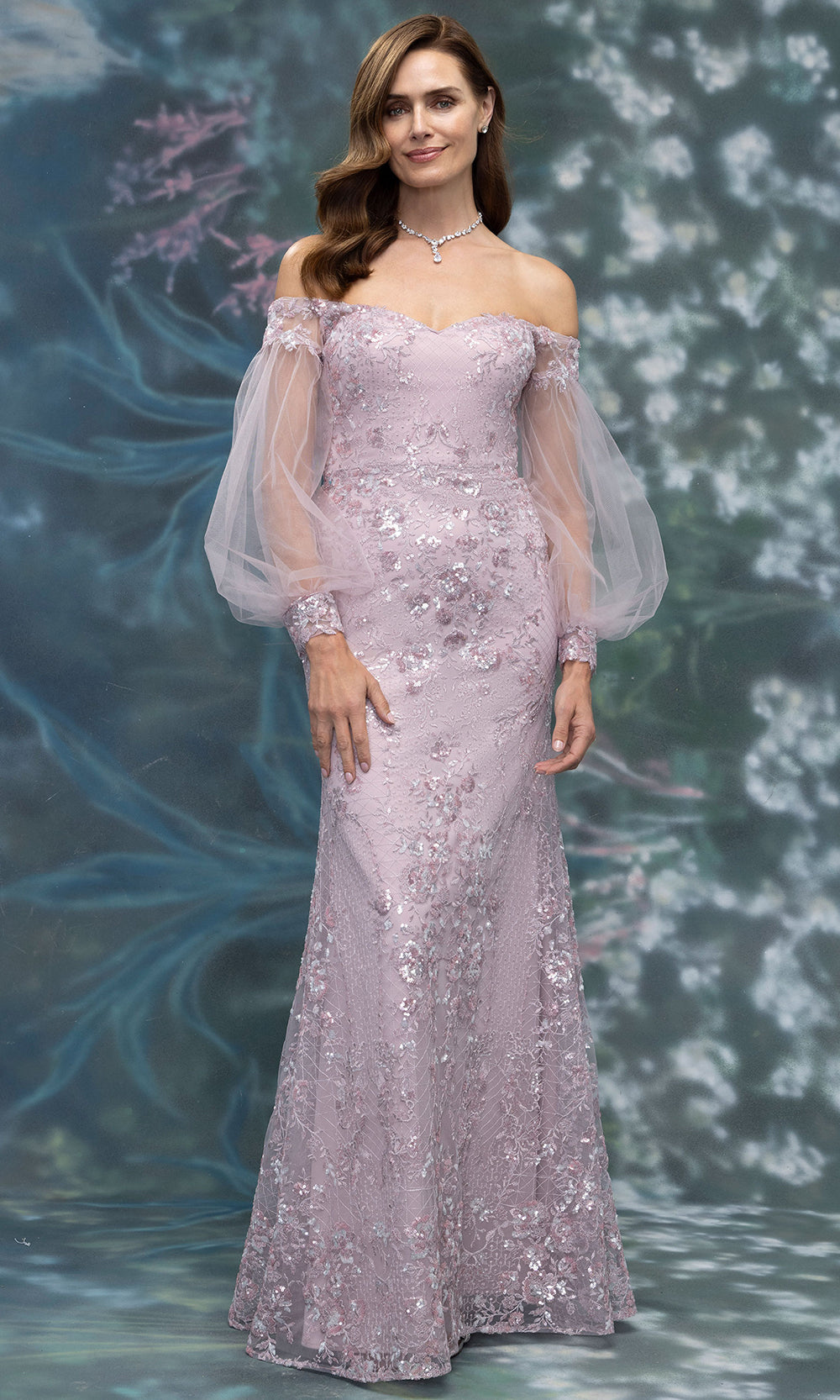 mori lee lace mermaid dress MGNY By Mori Lee 2070034 - Long Lace, Tulle Mermaid Dress