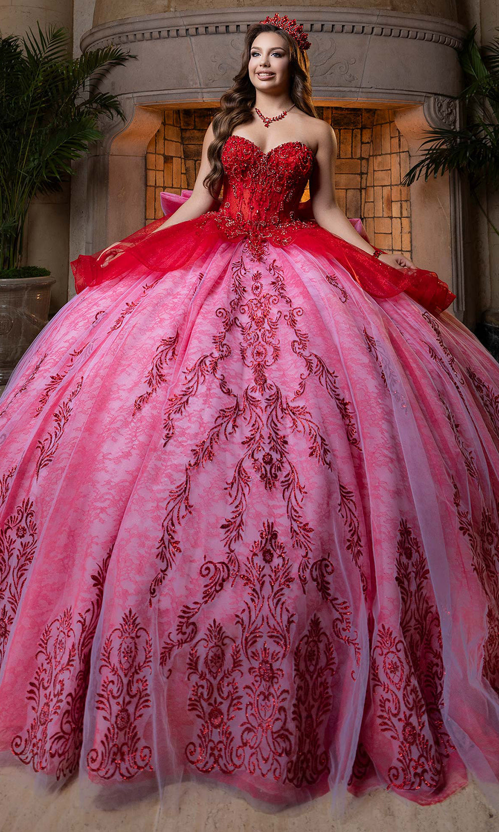morilee red quince dress Vizcaya by Morilee Dress 89559