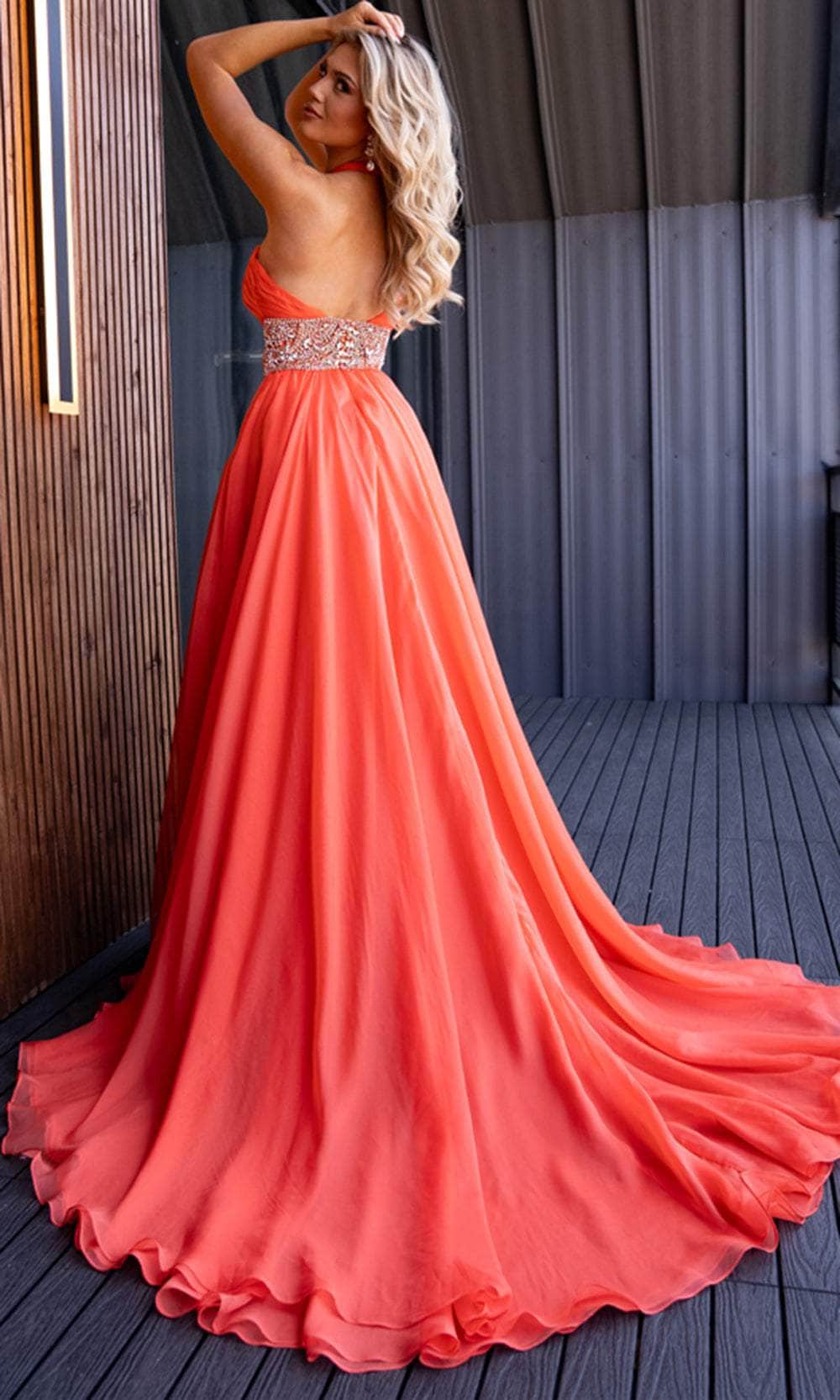 Rachel Allan 50294 - Chiffon A-line Prom Dress Special Occasion Dresses