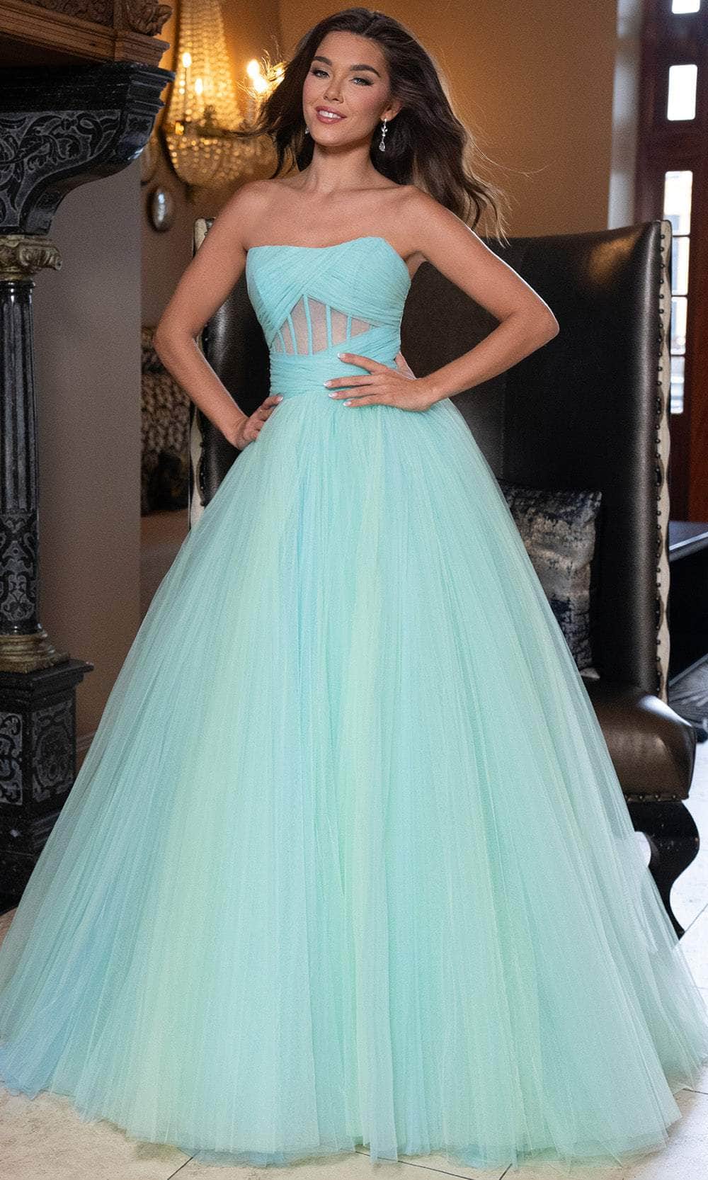 mint pleated sweetheart dress Nicole Miller Mint Pleated Sweetheart Dress