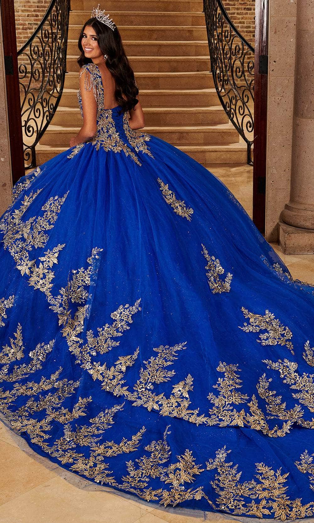 Rachel Allan MQ3079 - Beaded Sweetheart Ballgown with Layered Skirt Ball Gowns