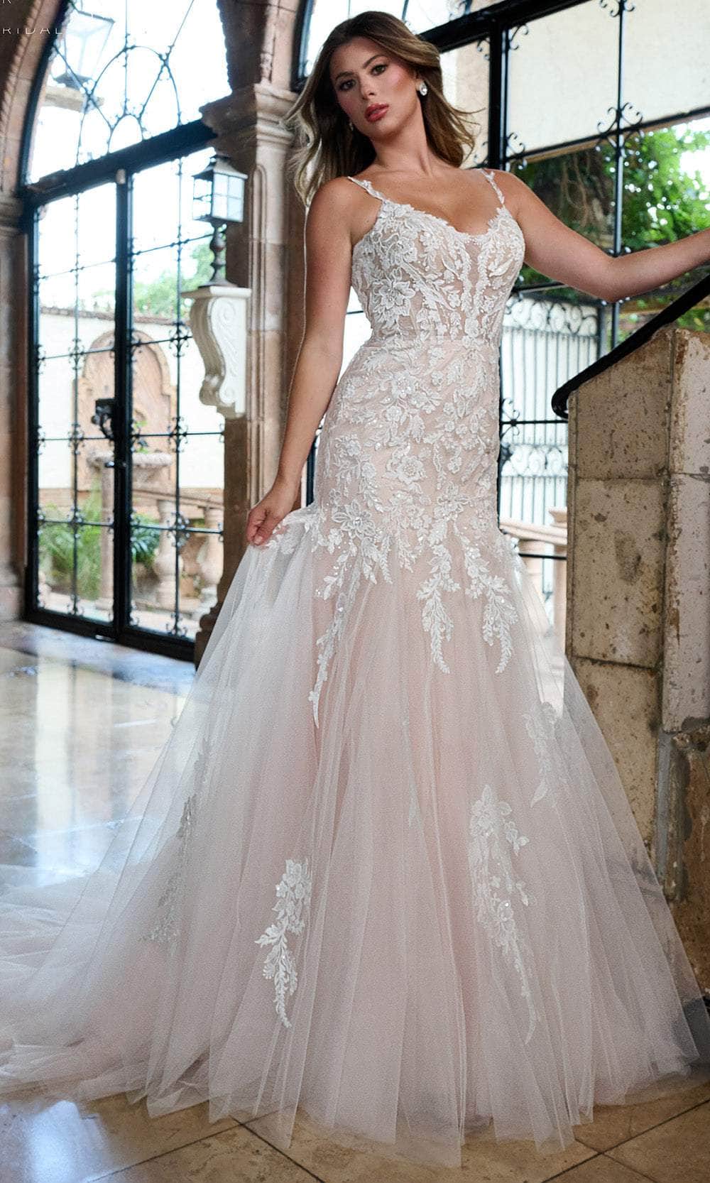 Rachel Allan RB2206 - Beaded Lace Mermaid Wedding Gown Wedding Dresses