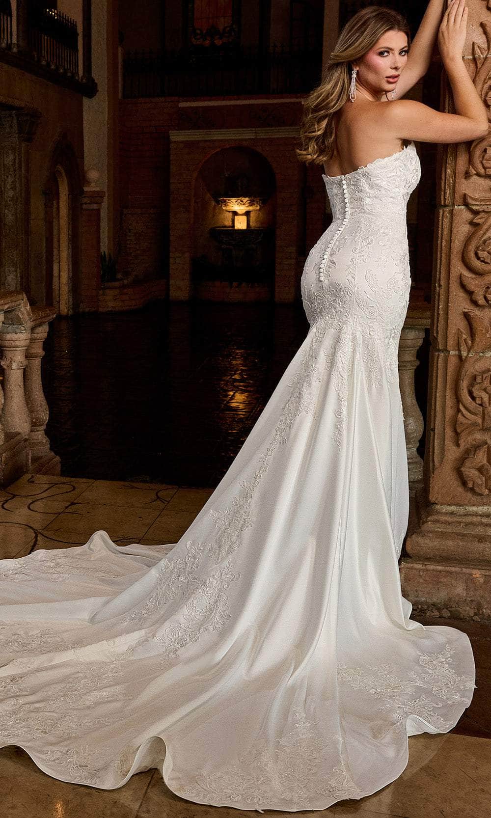 Rachel Allan RB3211 - Strapless Sweetheart Trumpet Wedding Gown Wedding Dresses