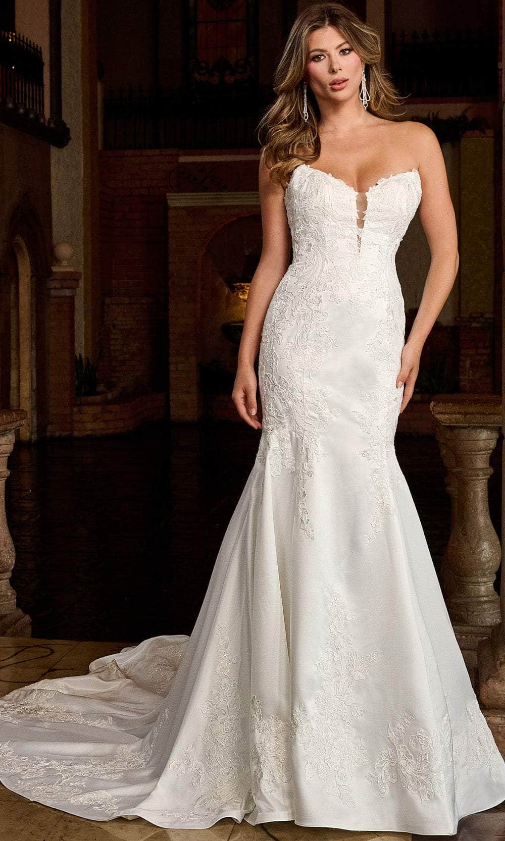 Rachel Allan RB3211 - Strapless Sweetheart Trumpet Wedding Gown Wedding Dresses