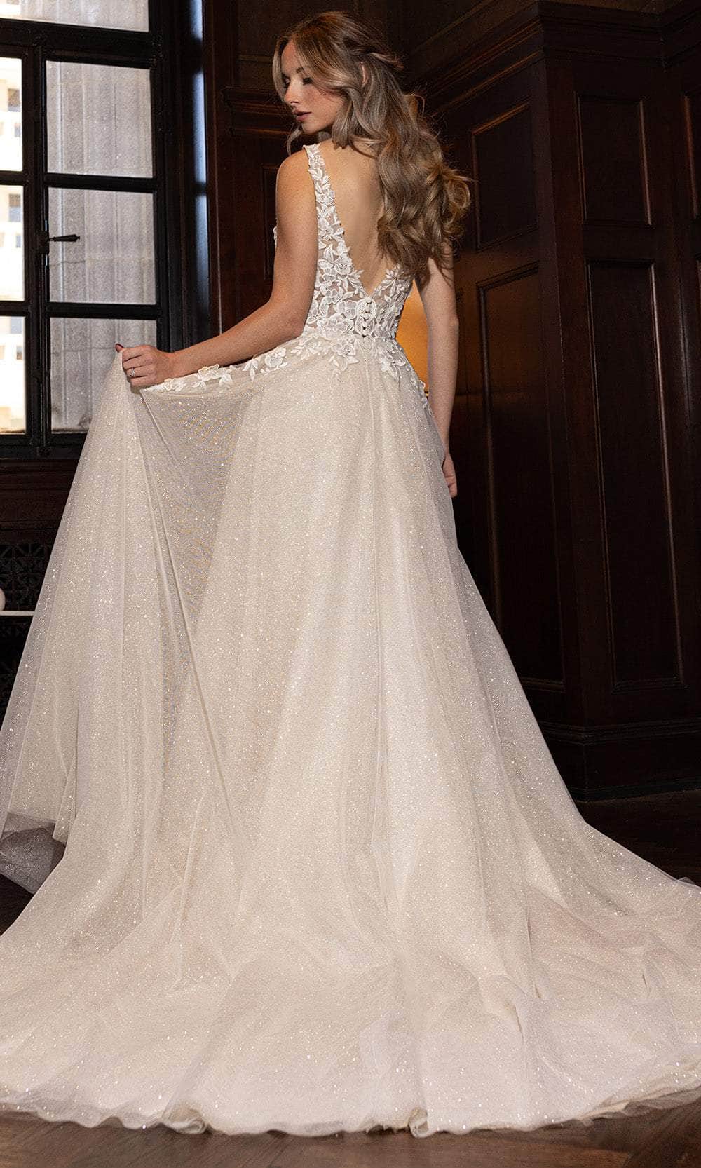 Rachel Allan RB3222 - Lace Applique A-line Bridal Gown Bridal Dresses