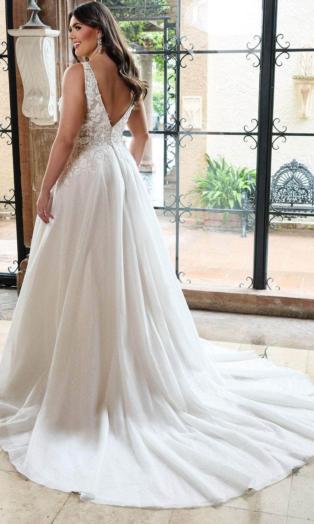 Rachel Allan RB3222 - Lace Applique A-line Bridal Gown Bridal Dresses