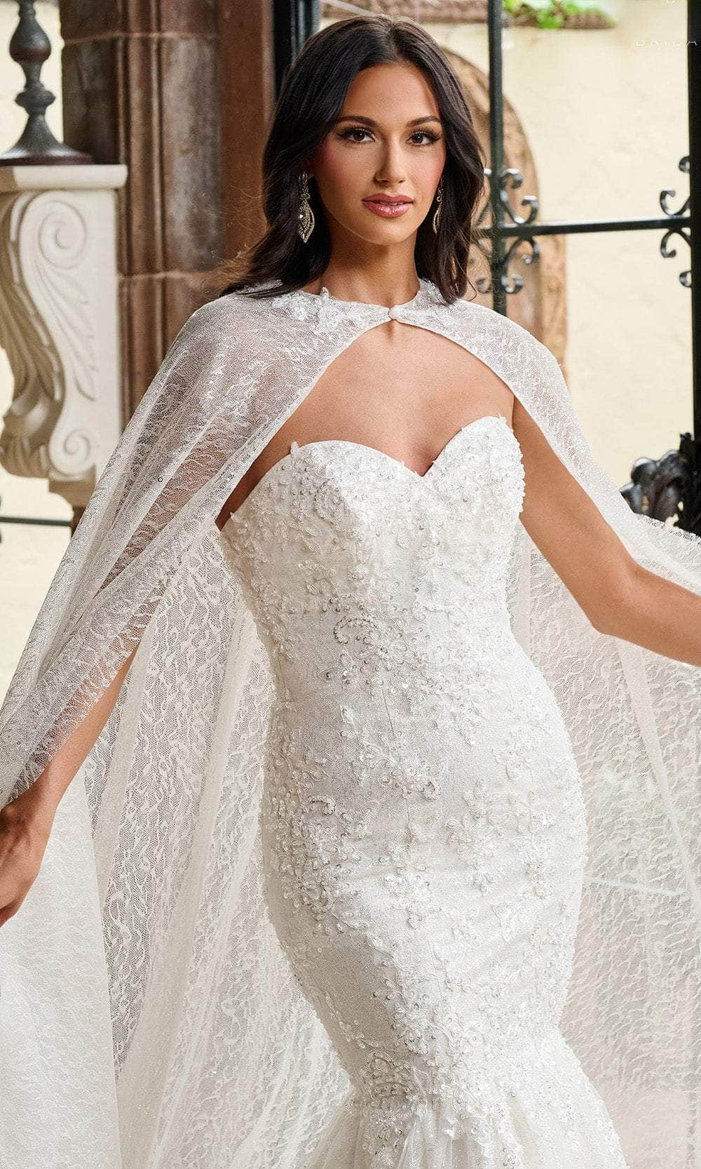 Rachel Allan RB4200 - Beaded Lace Mermaid Wedding Gown Wedding Dresses