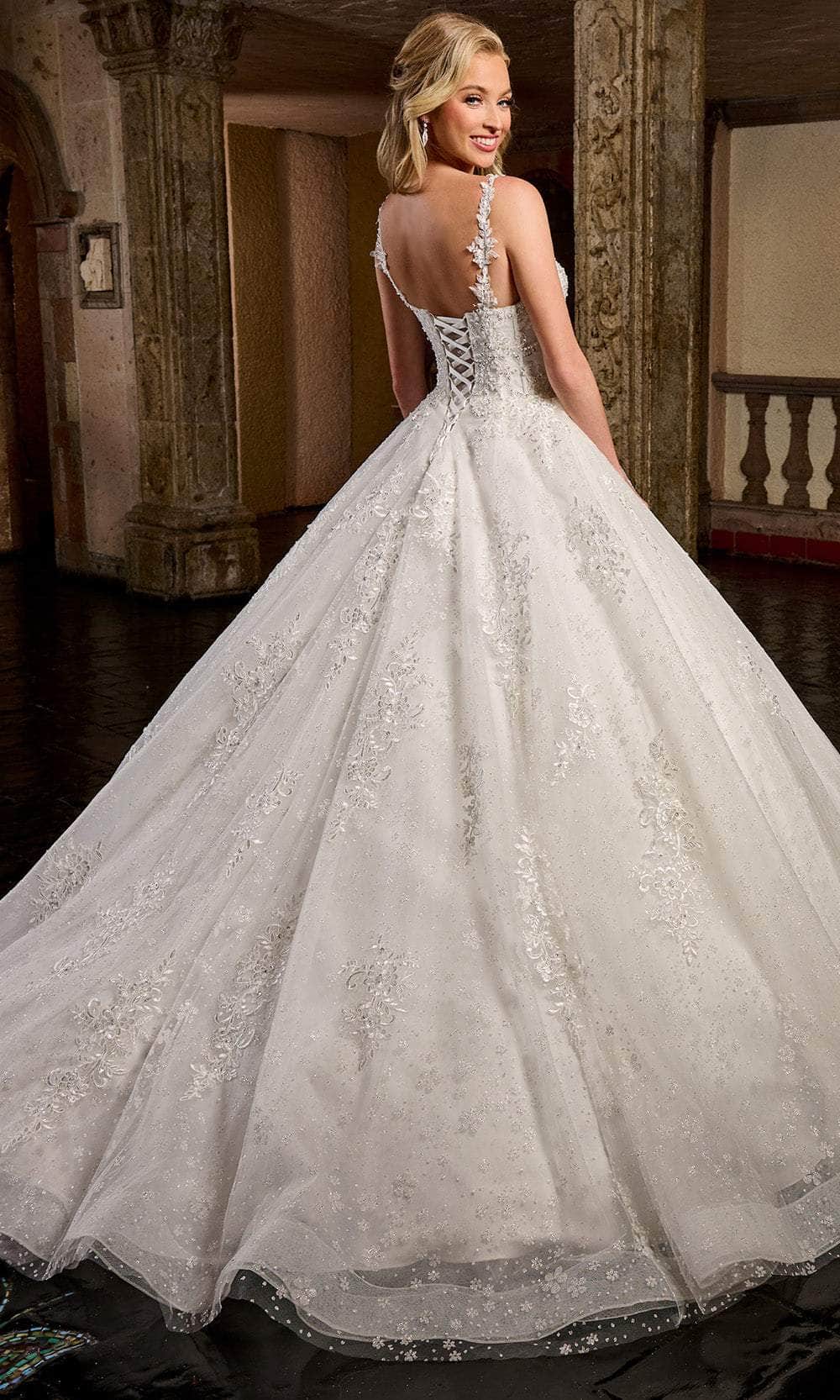 Rachel Allan RB6125 - Sweetheart Ball Gown with Detachable Sleeves Ball Gowns