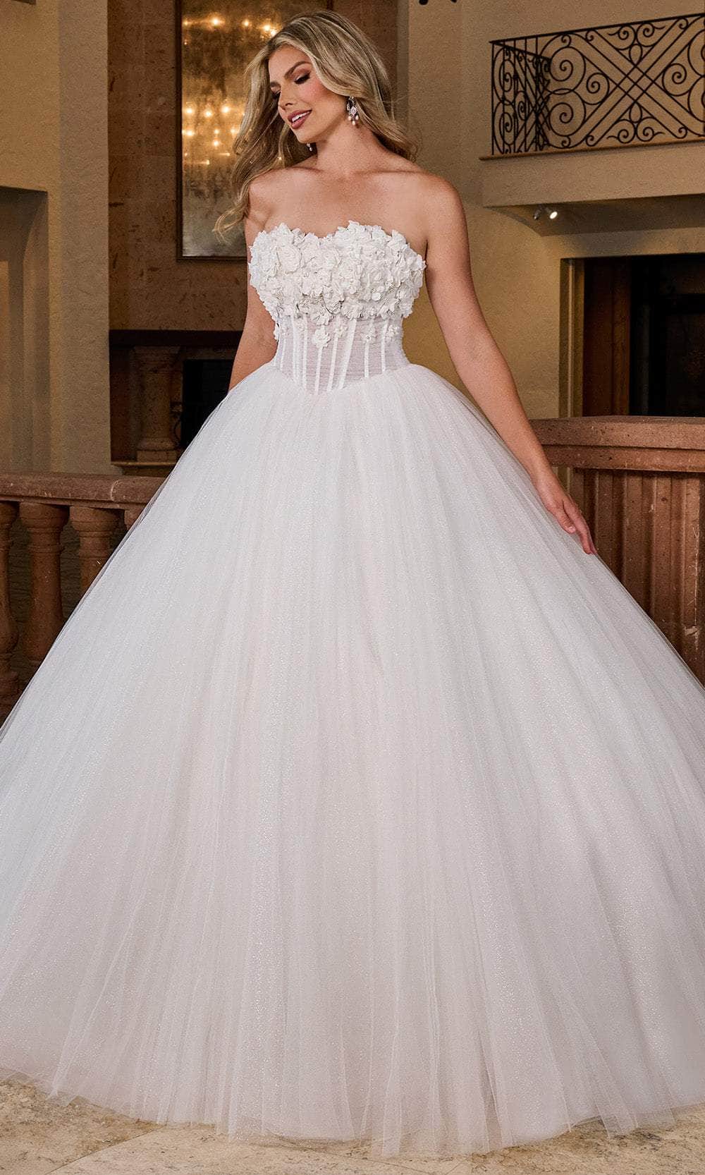 Rachel Allan RB6160 - Strapless Sweetheart Wedding Ballgown Wedding Dresses