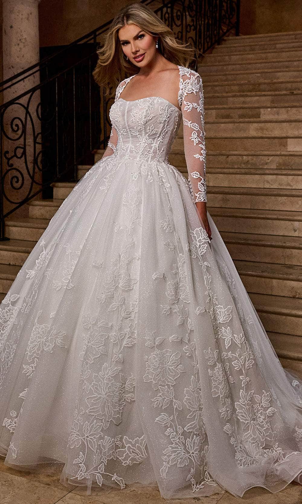 Rachel Allan RB6161 - Detachable Sleeve Sweetheart Bridal Gown Wedding Dresses