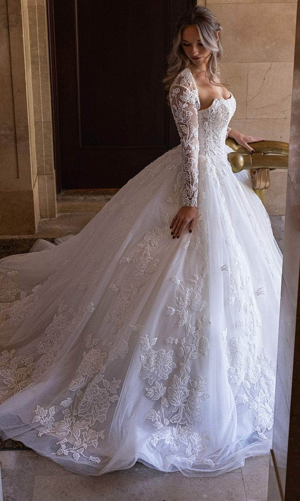 Rachel Allan RB6161 - Detachable Sleeve Sweetheart Bridal Gown Wedding Dresses