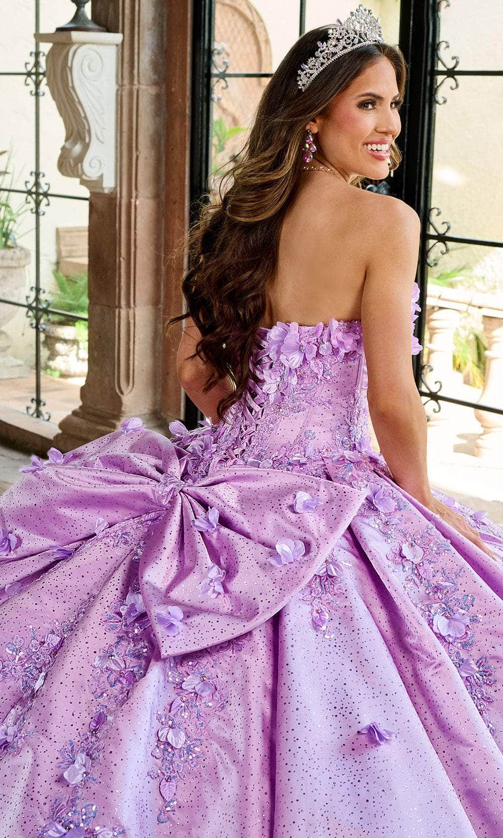 Rachel Allan RQ1157 - Sparkle Satin Off Shoulder Ballgown Ball Gowns