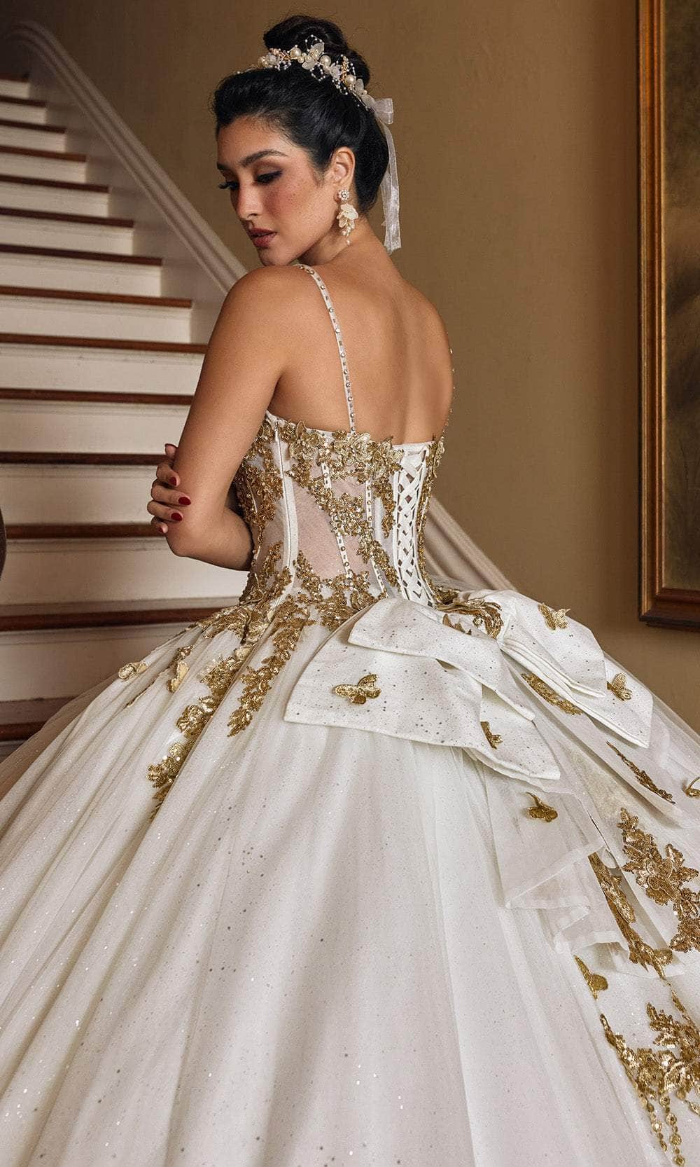 Rachel Allan RQ1158 - Butterfly Embellished Sweetheart Ballgown Ball Gowns