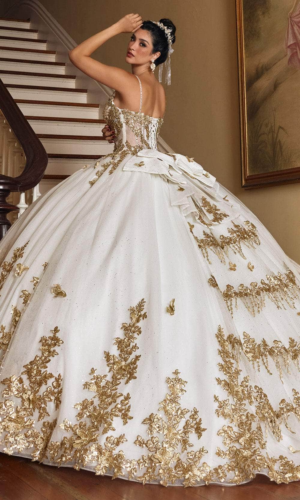 Rachel Allan RQ1158 - Butterfly Embellished Sweetheart Ballgown Ball Gowns