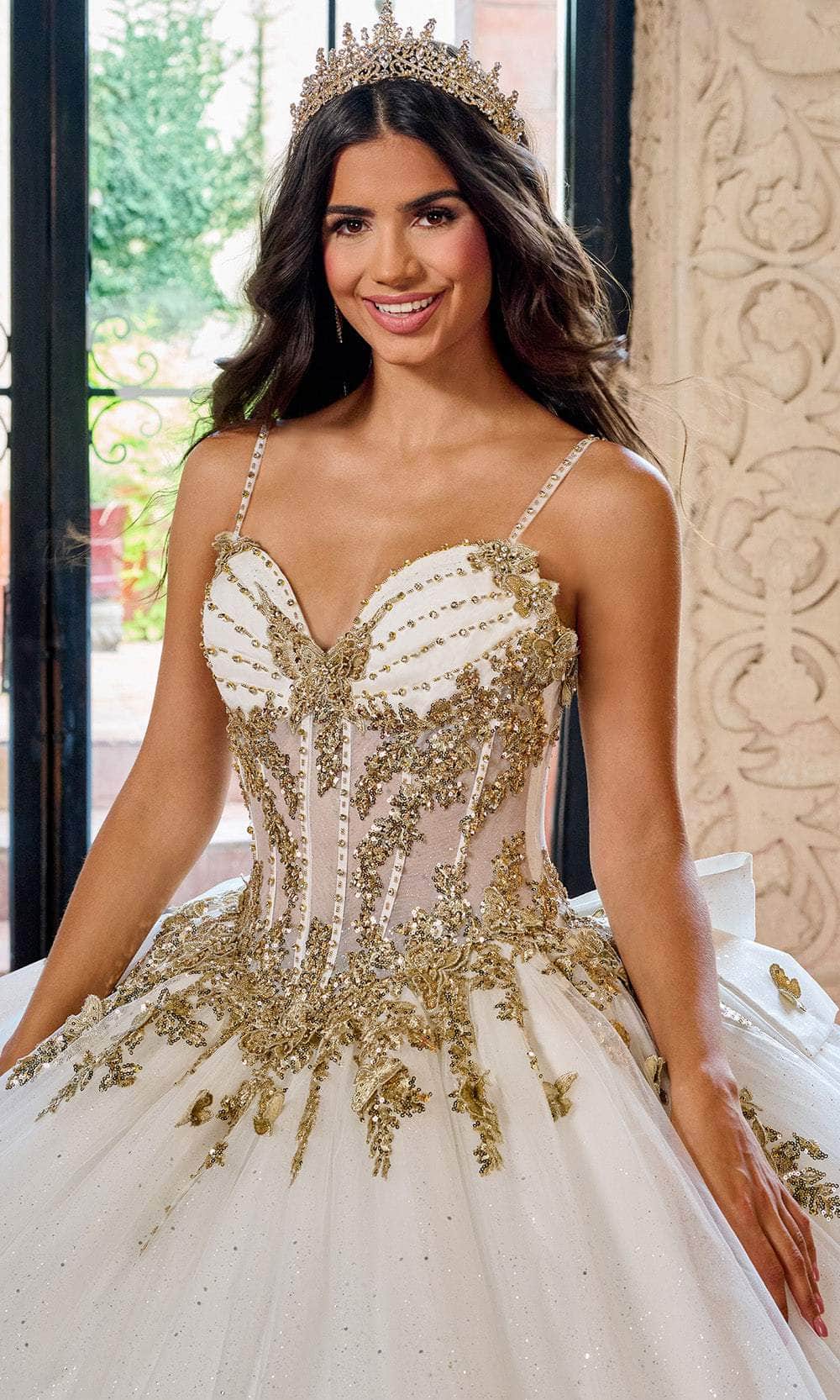 Rachel Allan RQ1158 - Butterfly Embellished Sweetheart Ballgown Ball Gowns