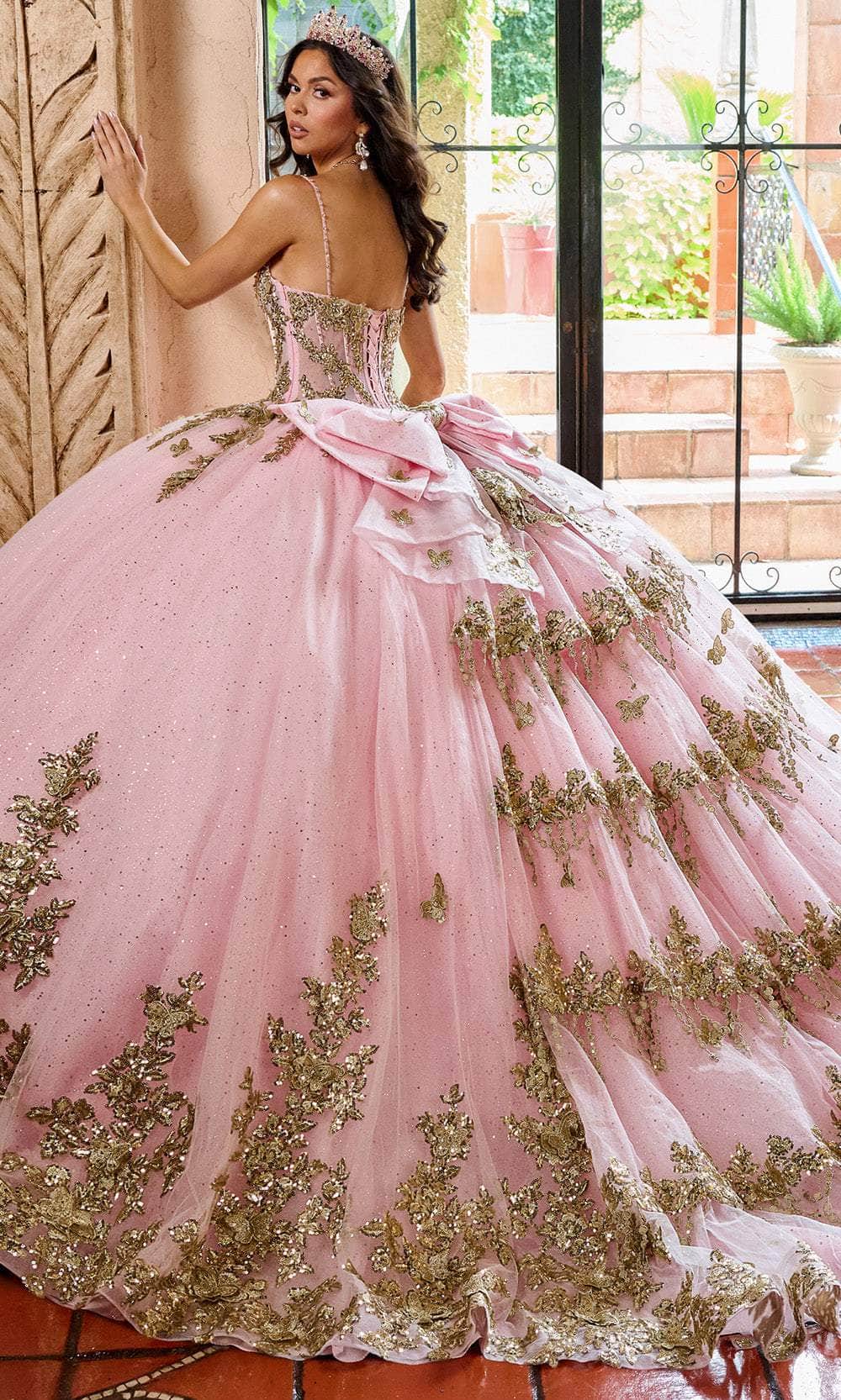 Rachel Allan RQ1158 - Butterfly Embellished Sweetheart Ballgown Ball Gowns