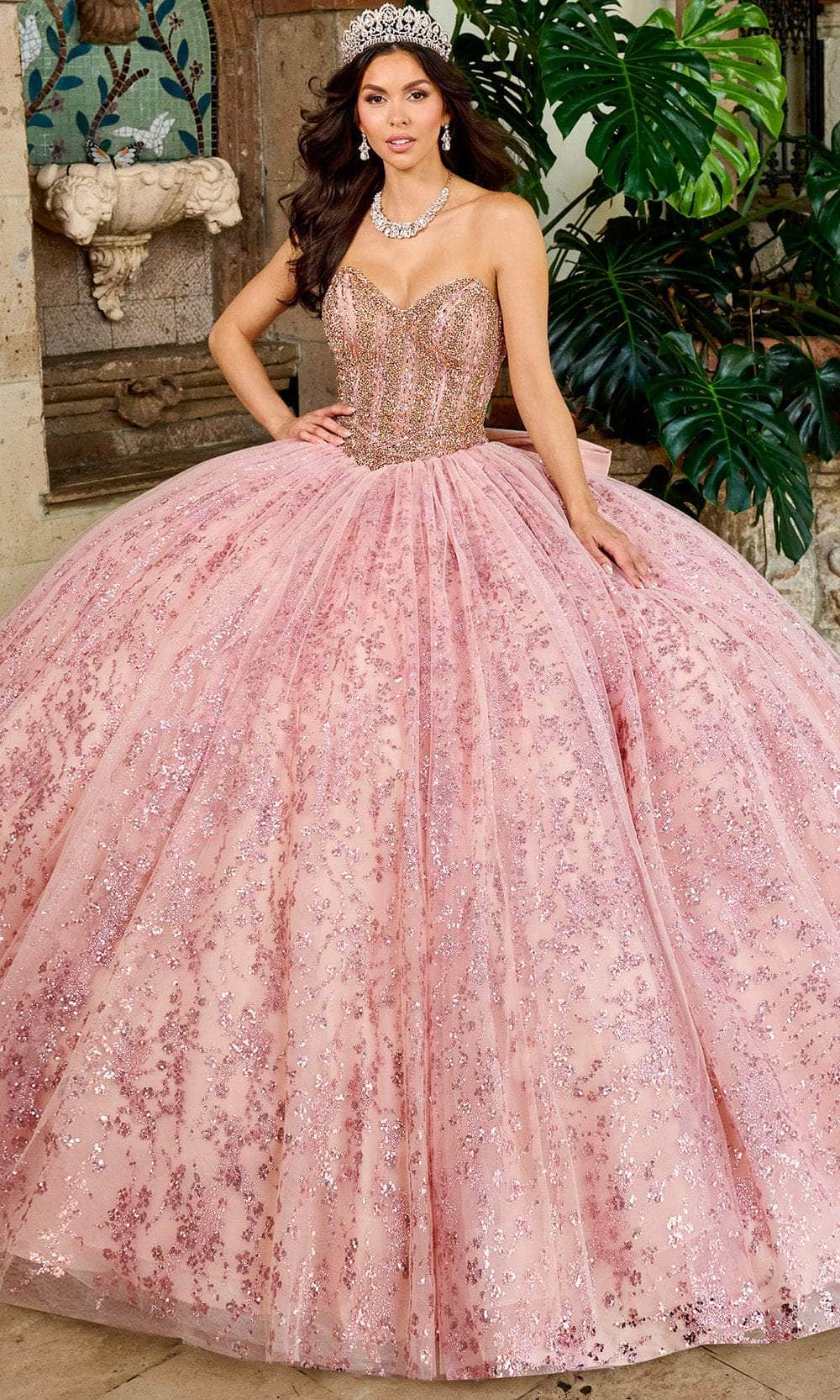 Rachel Allan RQ1160 - Sweetheart Ballgown with Detachable Bow Ball Gowns