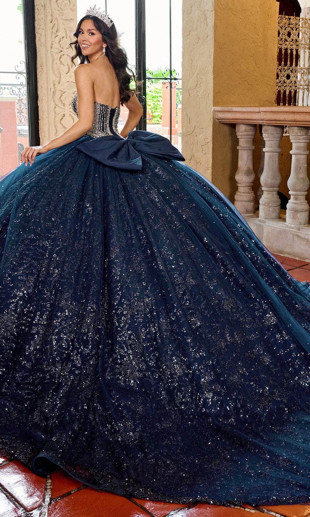 Rachel Allan RQ1160 - Sweetheart Ballgown with Detachable Bow Ball Gowns