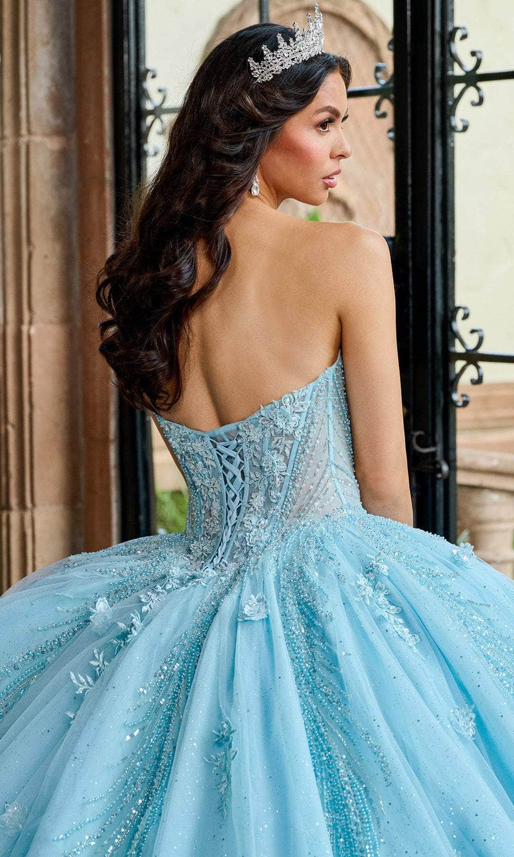 Rachel Allan RQ1162 - Sweetheart Ballgown with Floral Applique Ball Gowns