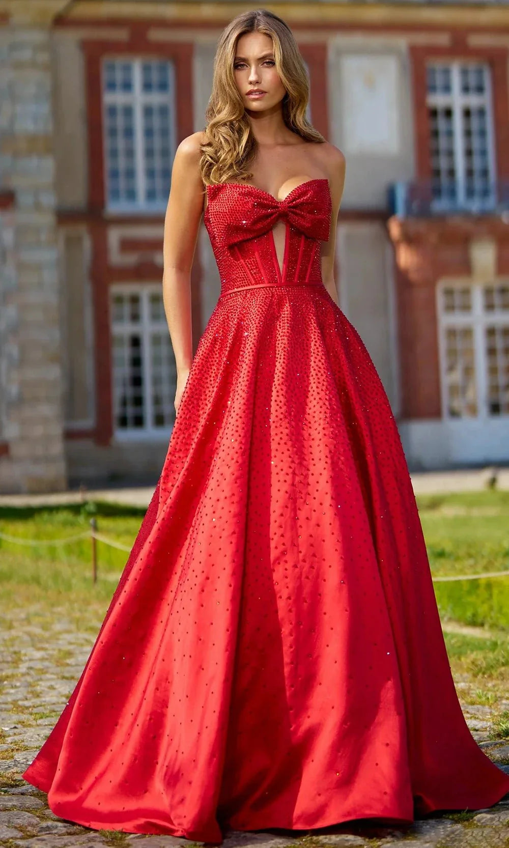 Sherri Hill 56900 - Glamorous Sweetheart Beaded Ballgown Ball Gowns