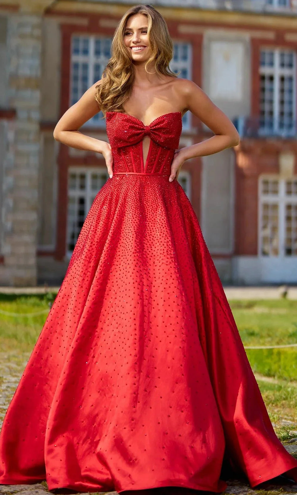 Sherri Hill 56900 - Glamorous Sweetheart Beaded Ballgown Ball Gowns