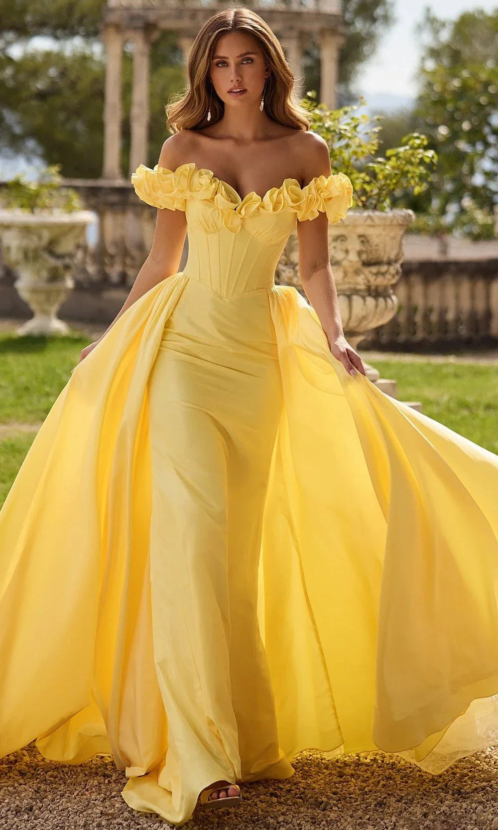 sherri hill off the shoulder prom dress Sherri Hill - Off The Shoulder Fitted Prom Dress