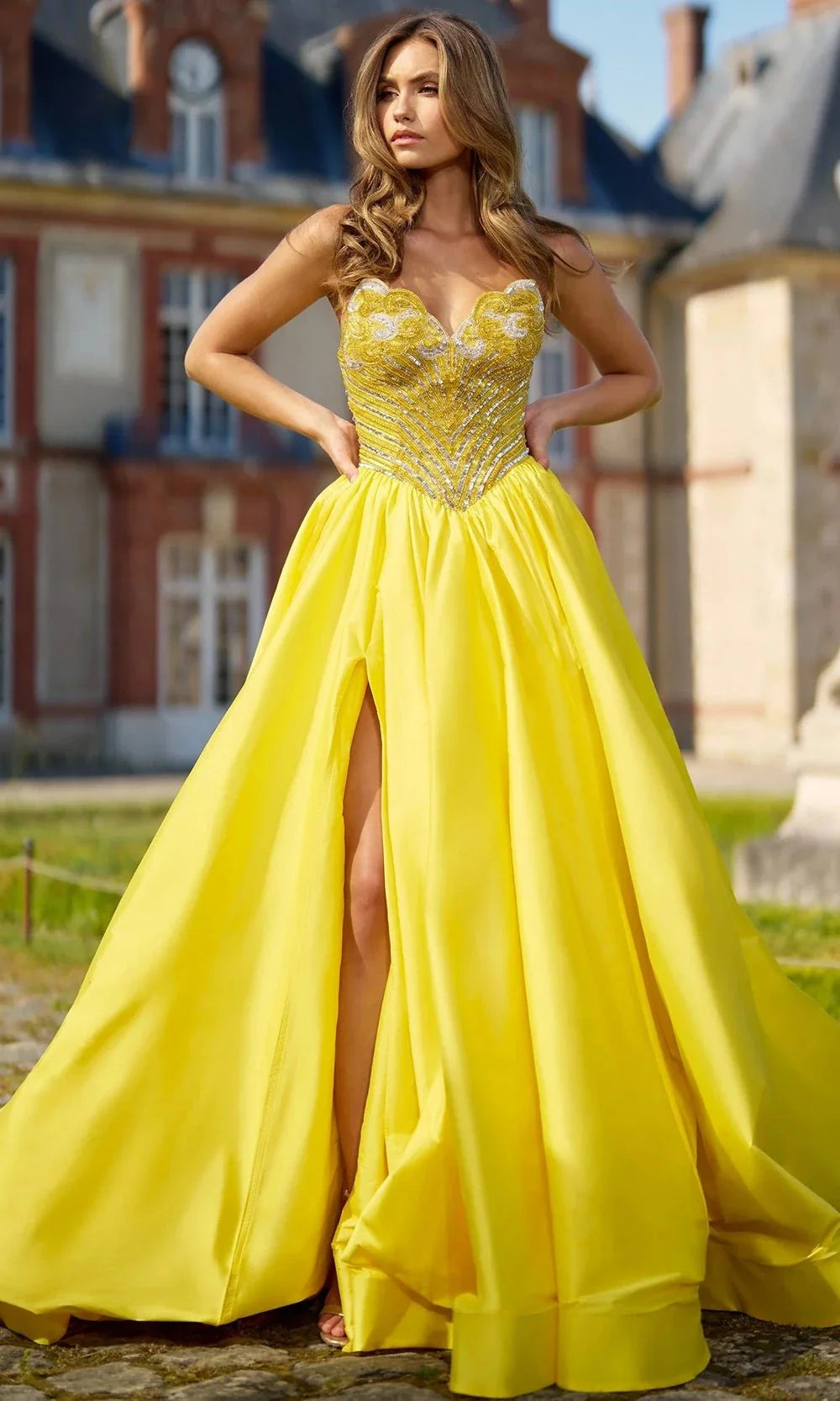 Sherri Hill 67019 - Sweetheart Gown with Beaded Bodice Prom Dresses