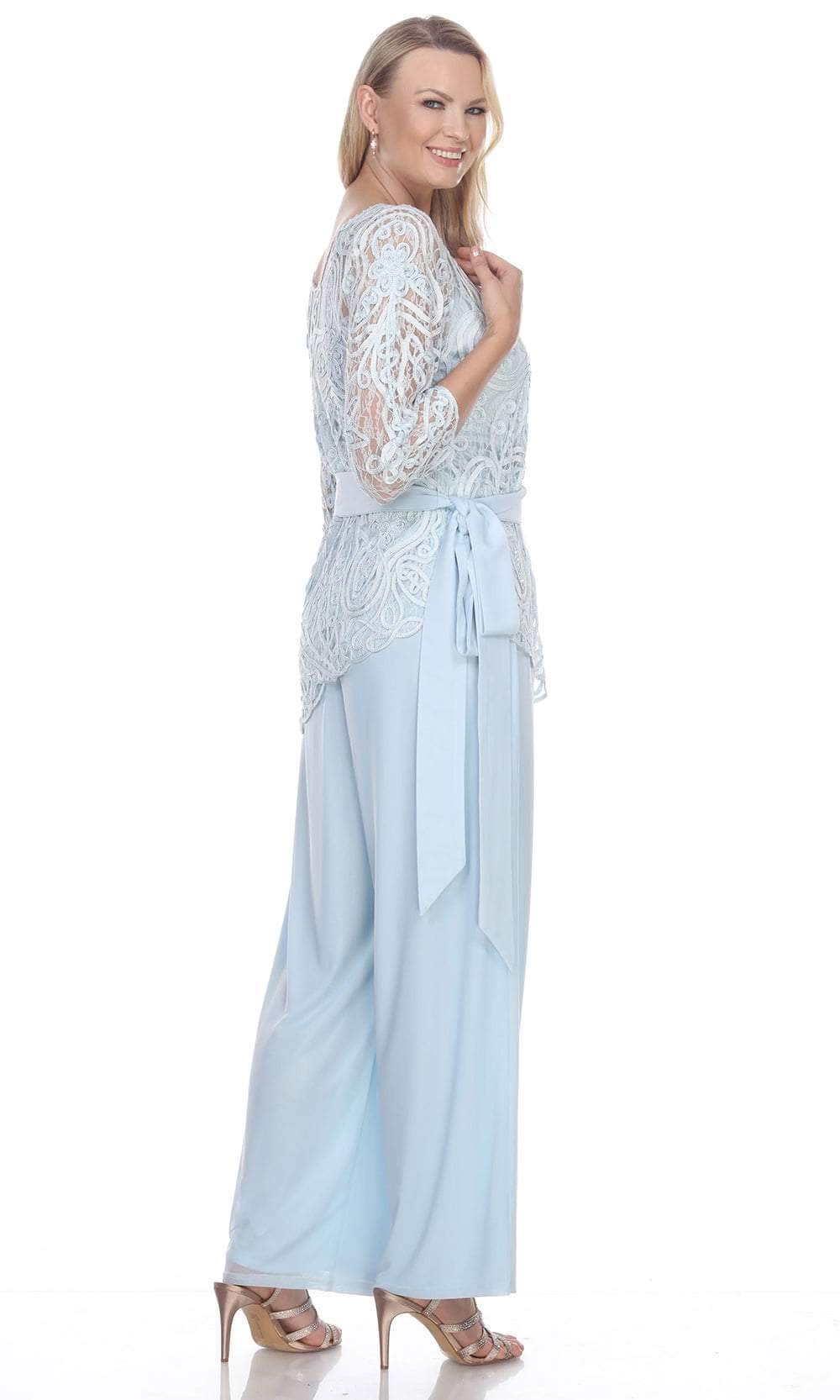 Soulmates 1604 - Soutache Asymmetrical Tunic Pants Set Mother of the Bride Dresses
