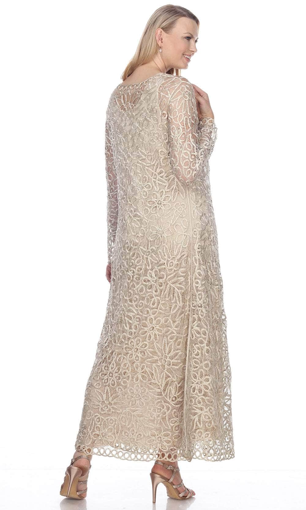 Soulmates C12605 - Beaded Handmade Crochet Duster Dress Set Mother of the Bride Dresses
