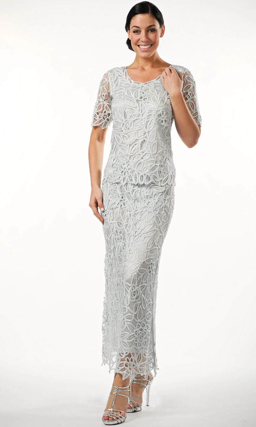 Soulmates C8080 - Short Sleeve Top With Skirt Mother of the Bride Dresses