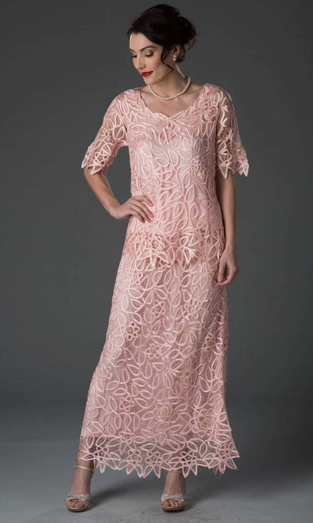 Soulmates C8080 - Short Sleeve Top With Skirt Mother of the Bride Dresses