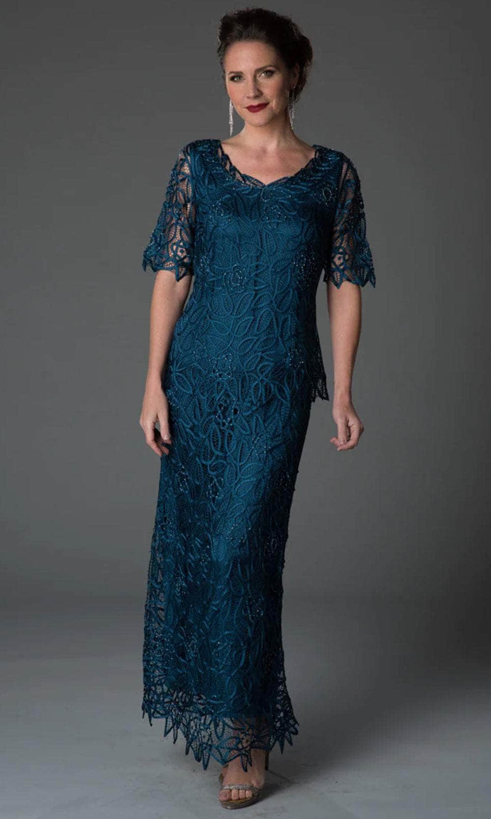 Soulmates C8080 - Short Sleeve Top With Skirt Mother of the Bride Dresses