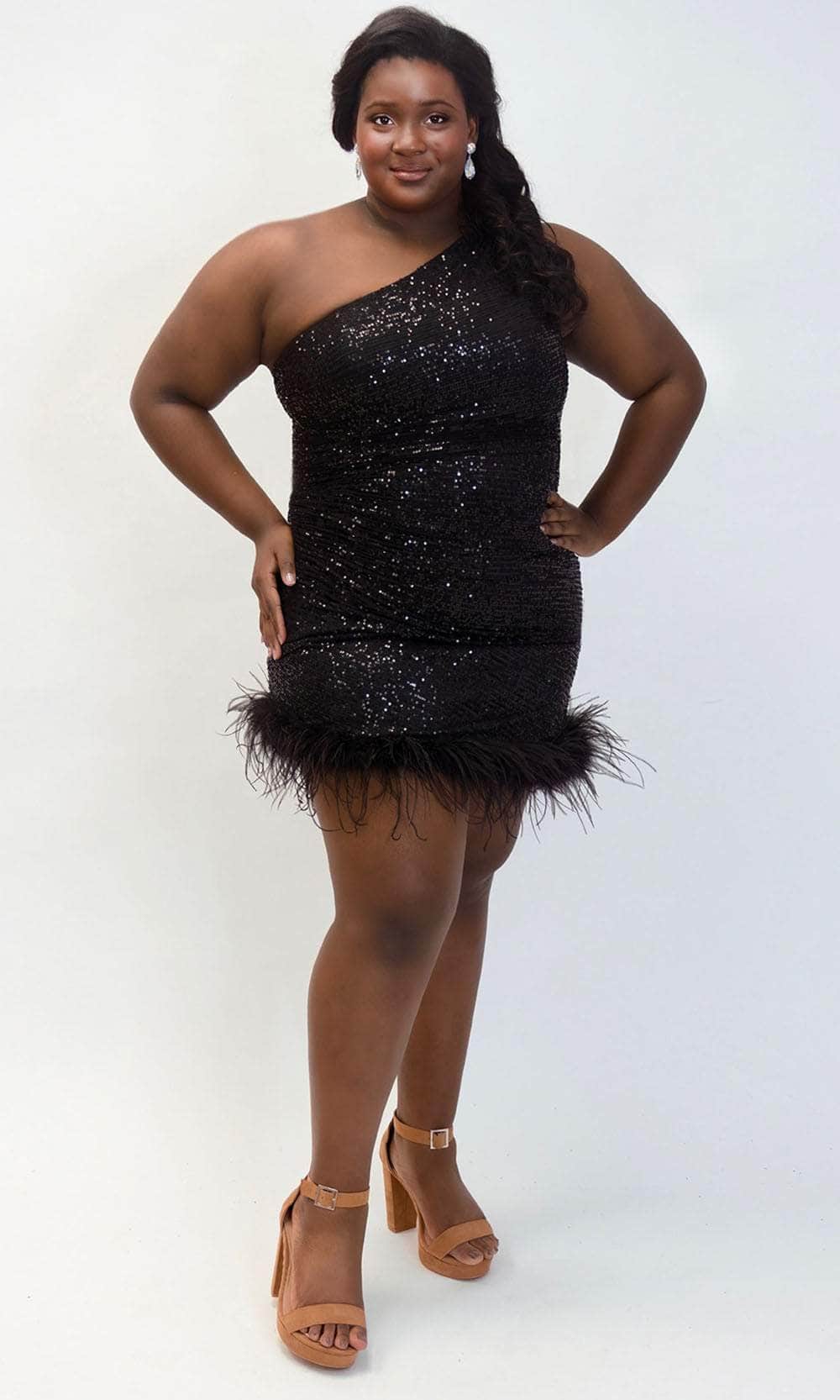 Feather Frenzy Party Dress