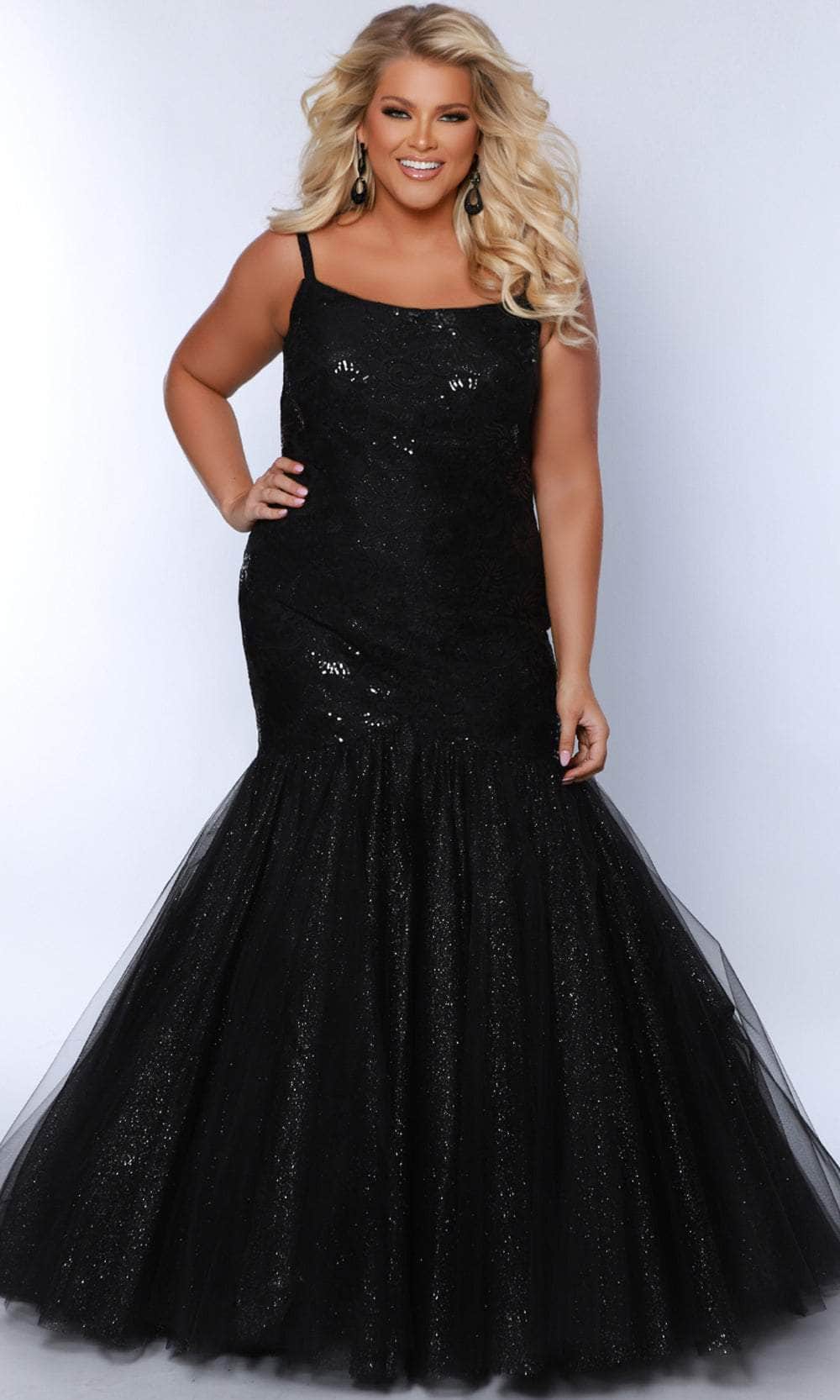 Sydney's Closet SC7370 - Sleeveless Scoop Neck Gown Sydney's Closet SC7370 - Sleeveless Scoop Neck Gown