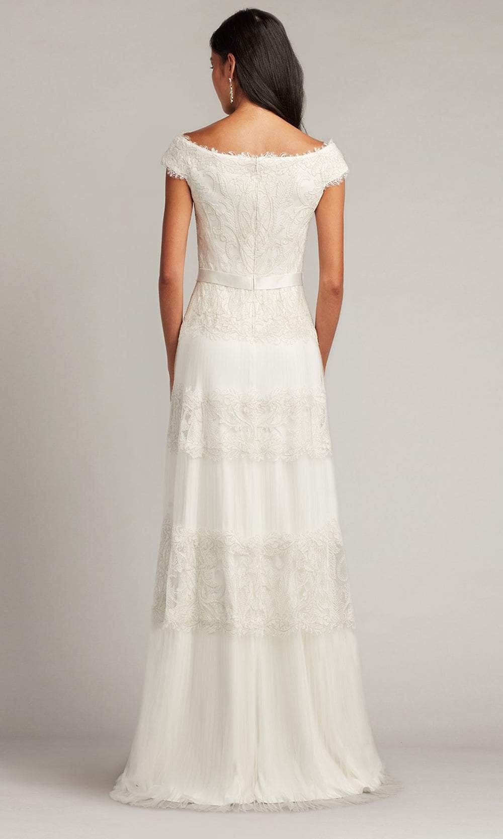 Tadashi Shoji CCA23274L - Off-Shoulder Embroidered Wedding Dress Wedding Dresses