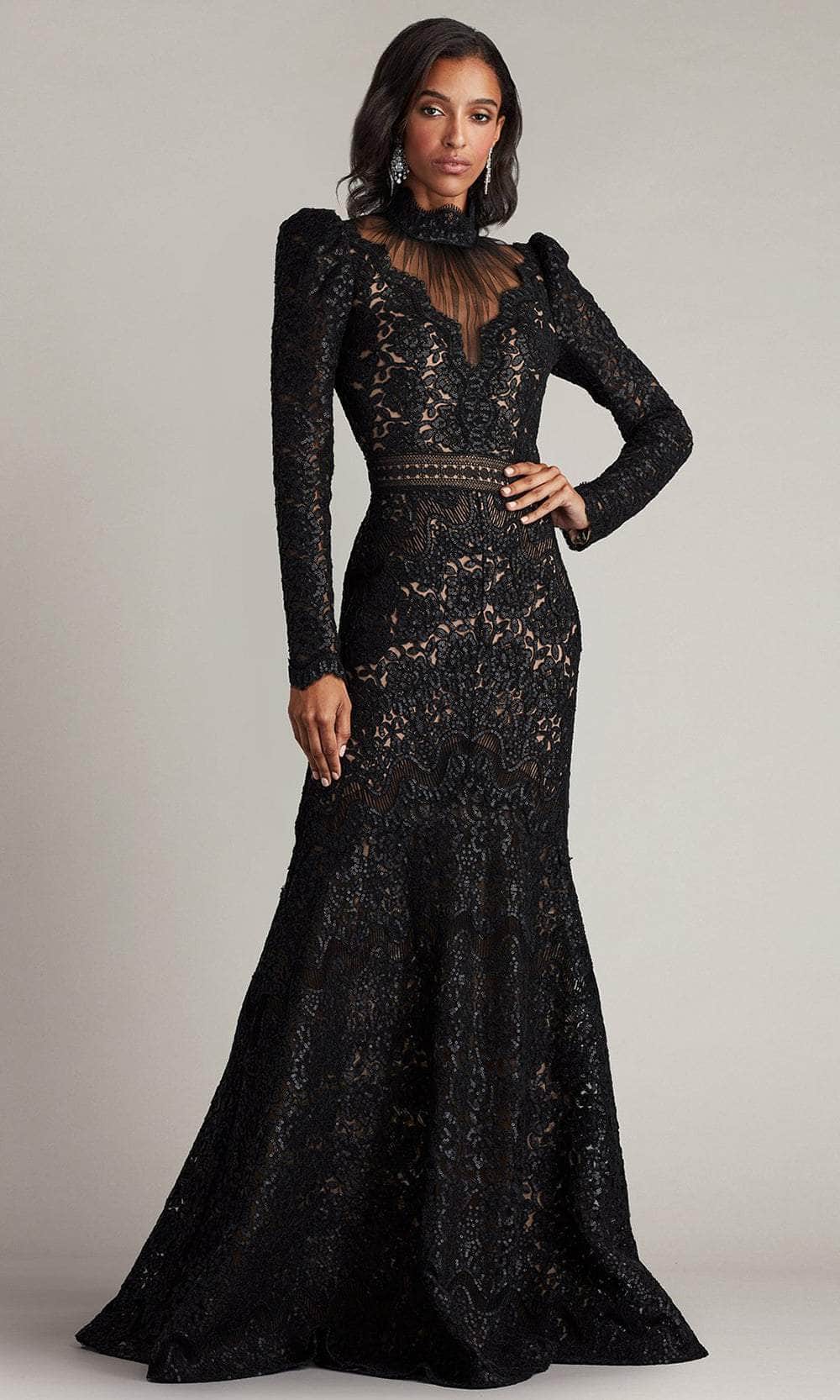 Tadashi Shoji CFC24346L - High Neck Mermaid Evening Gown Tadashi Shoji CFC24346L - High Neck Mermaid Evening Gown