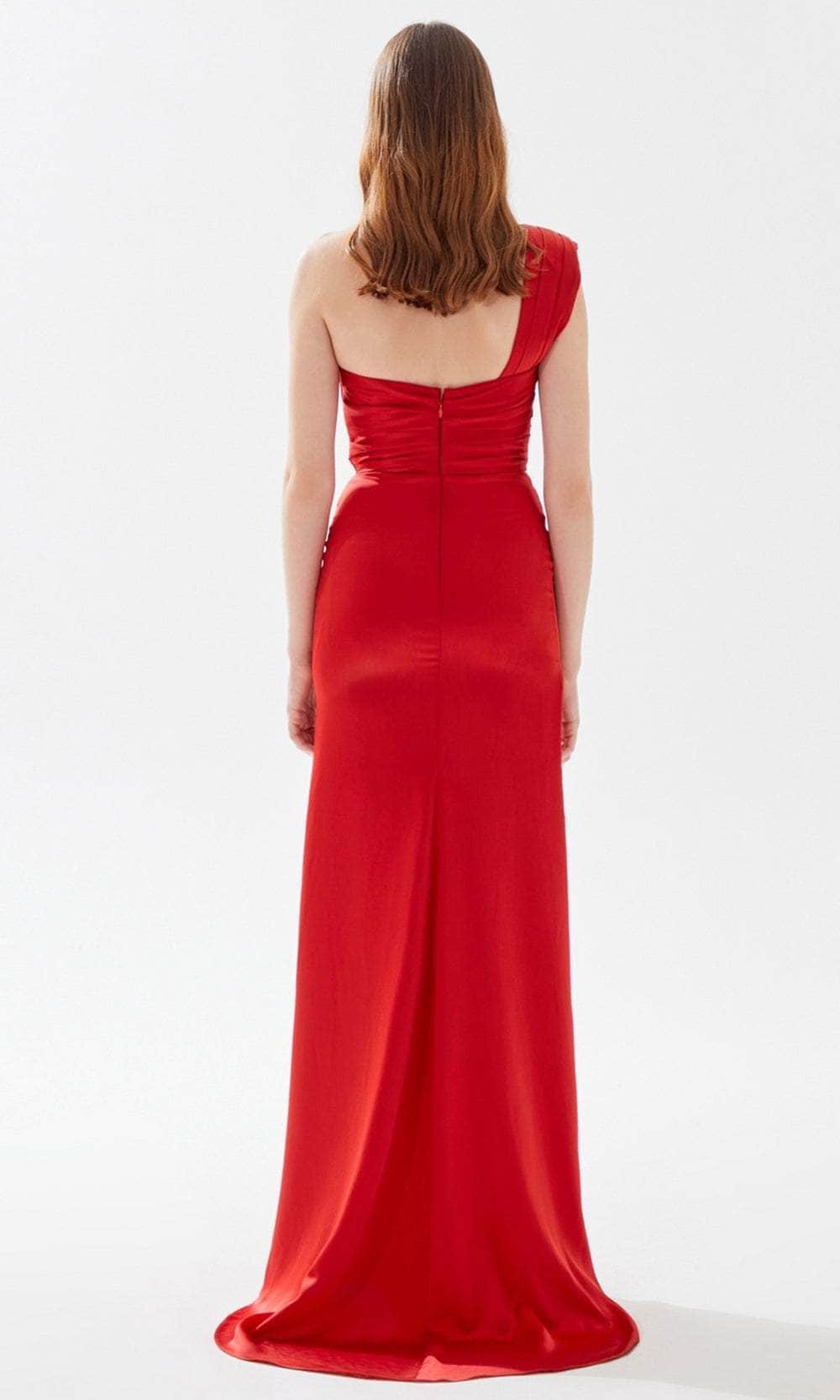 Tarik Ediz 52014 - Draped One Shoulder Prom Dress Prom Dresses